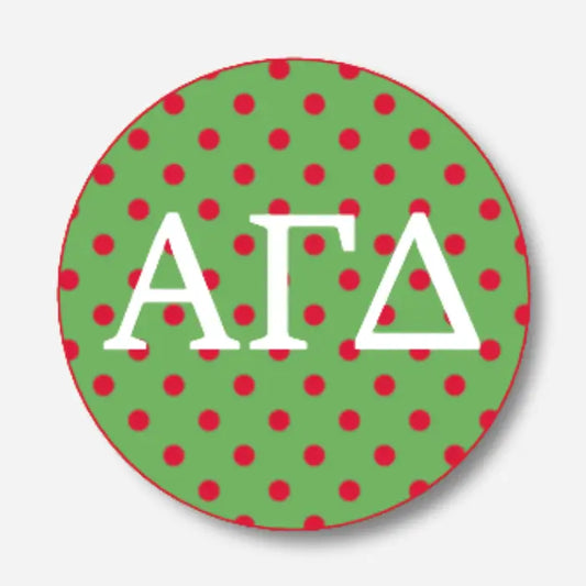 Alpha Gamma Button 2"
